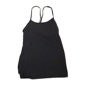 Black lululemon power y tank